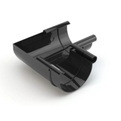 GAMRAT PCV Narożnik wewnętrzny 125 mm - CZARNY